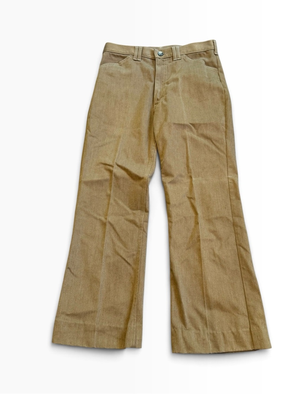 Vintage 70s Lee Riders Bell Bottom Bootcut Heavyweight Canvas Pants 33 x 29